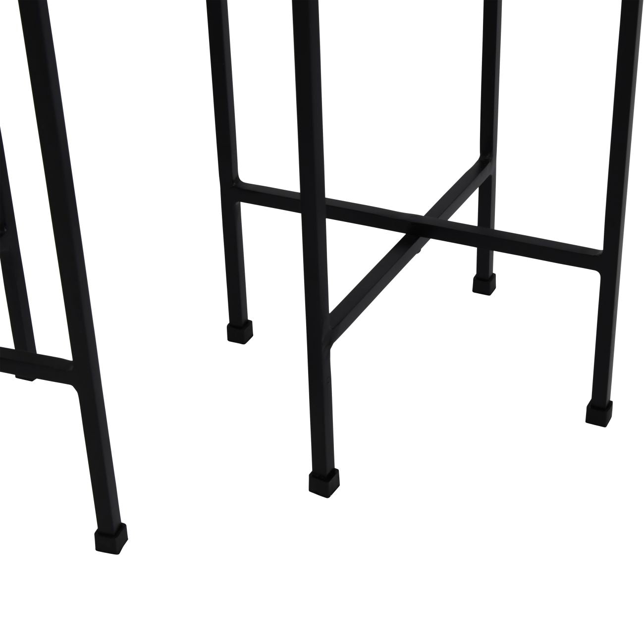 Clyde Floor Standing Nickel Set of 2 Planters