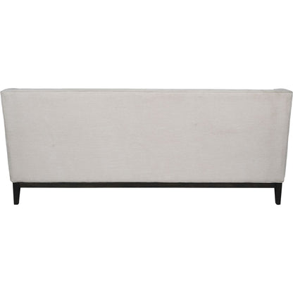 Theodore Buttoned Sofa in Ivory Fabric 200cm