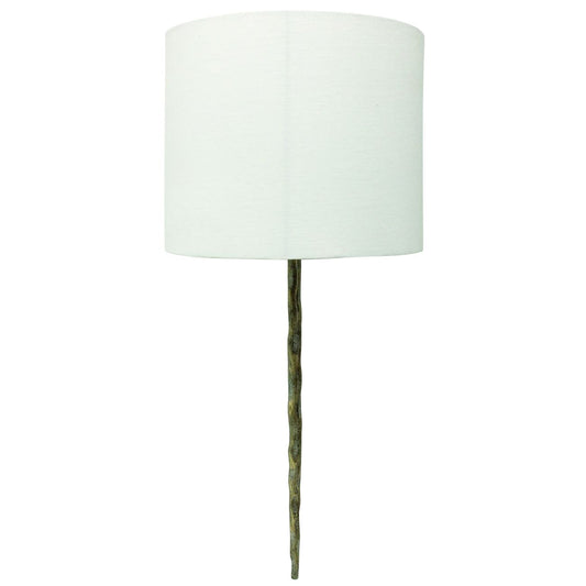 Patterdale Wall Light with Shade in Aged Gold