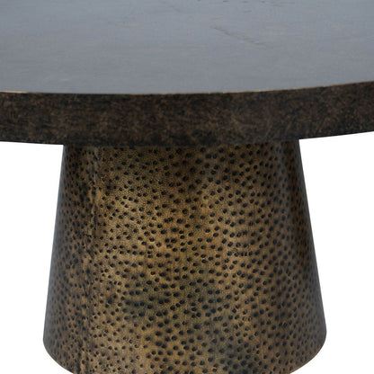 Sandbanks Rustic Antique Gold Set of 2 Iron Coffee Tables - Pak Tao
