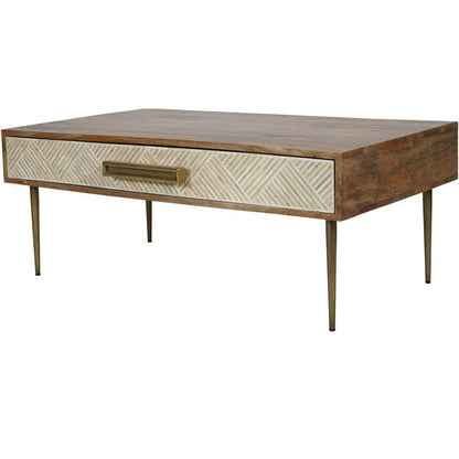 Linden Bone and Mango wood Coffee Table - Pak Tao