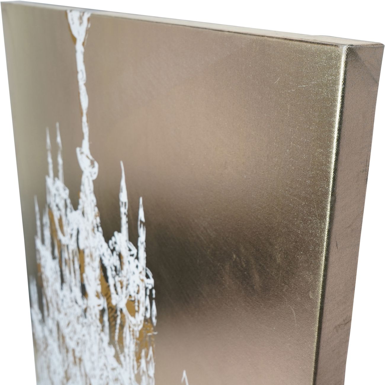 Chandelier Gold Foiled Canvas Wall Art 140x100cm