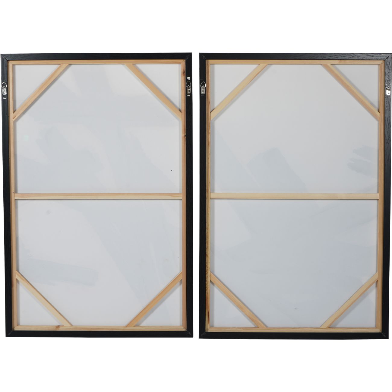 Impasto Brushstrokes Set of 2 Framed Canvas Wall Art 160x120cm