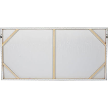 Abstract Golden Reeds Canvas Wall Art 150x75cm