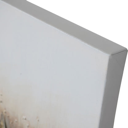 Abstract Golden Reeds Canvas Wall Art 150x75cm