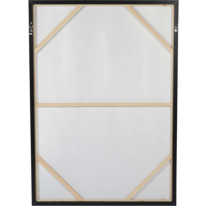 Urbanite Blue Distressed Foiled Framed Canvas Wall Art 140x100cm