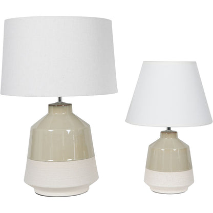 Canterbury Soft Green Dipped Glaze Table Lamp 58cm
