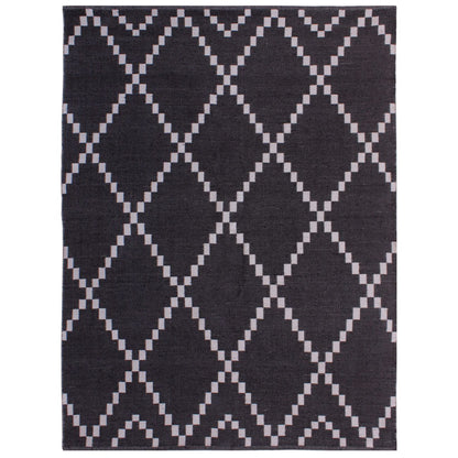 Laridel Jacquard Woven Charcoal & Ivory 160x230cm PET Rug