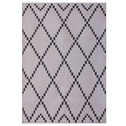Laridel Jacquard Woven Charcoal & Ivory 160x230cm PET Rug