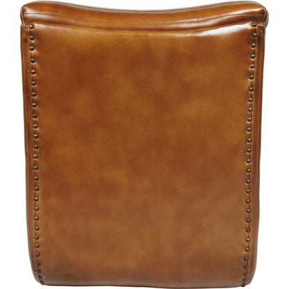 Trinity Leather Occasional Chair in Cognac