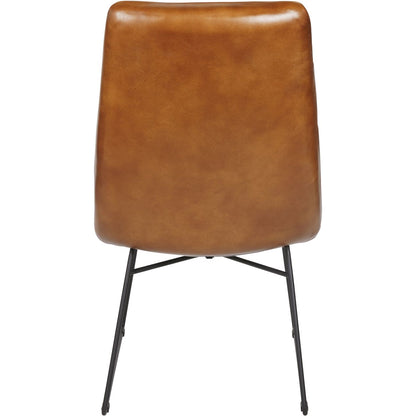 Arthur Leather Chair in Cognac