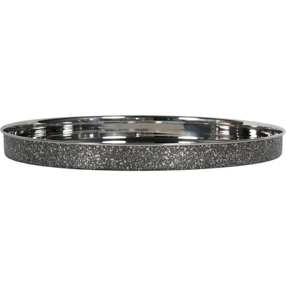 Dusky Finish Round Bar Tray 34cm