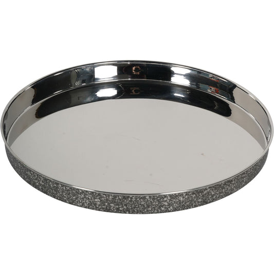 Dusky Finish Round Bar Tray 34cm