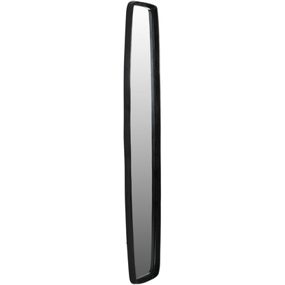 Lloyd Dark Graphite Textured Aluminium Mirror Slim