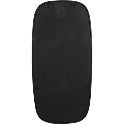 Lloyd Dark Graphite Textured Aluminium Mirror Slim