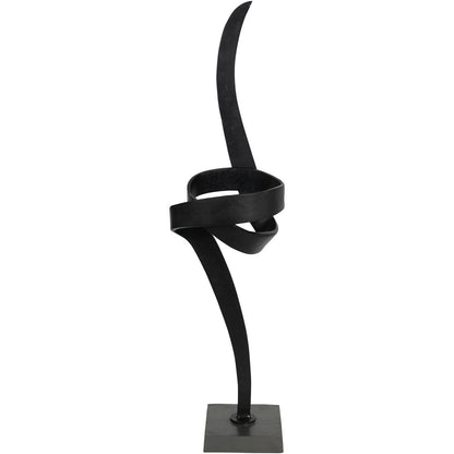 Joshua Textured Brass Aluminium Abstract Sculpture