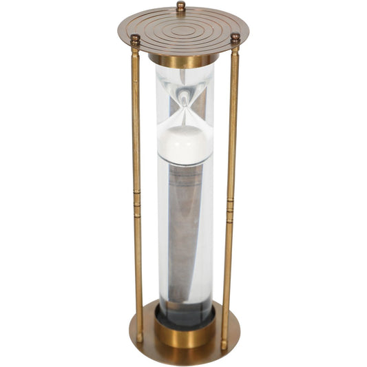 Columbia Antique Brass Sand timer Large