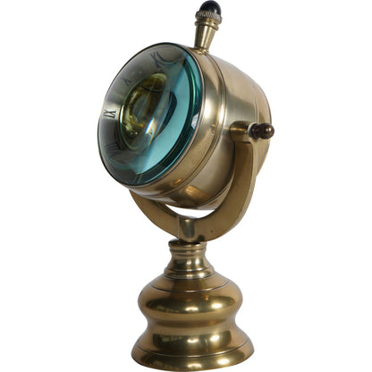 Columbia Antique Brass Finish Mantle Clock