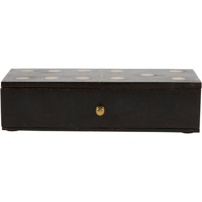 Columbia Small Wooden Domino Set in Storage Box