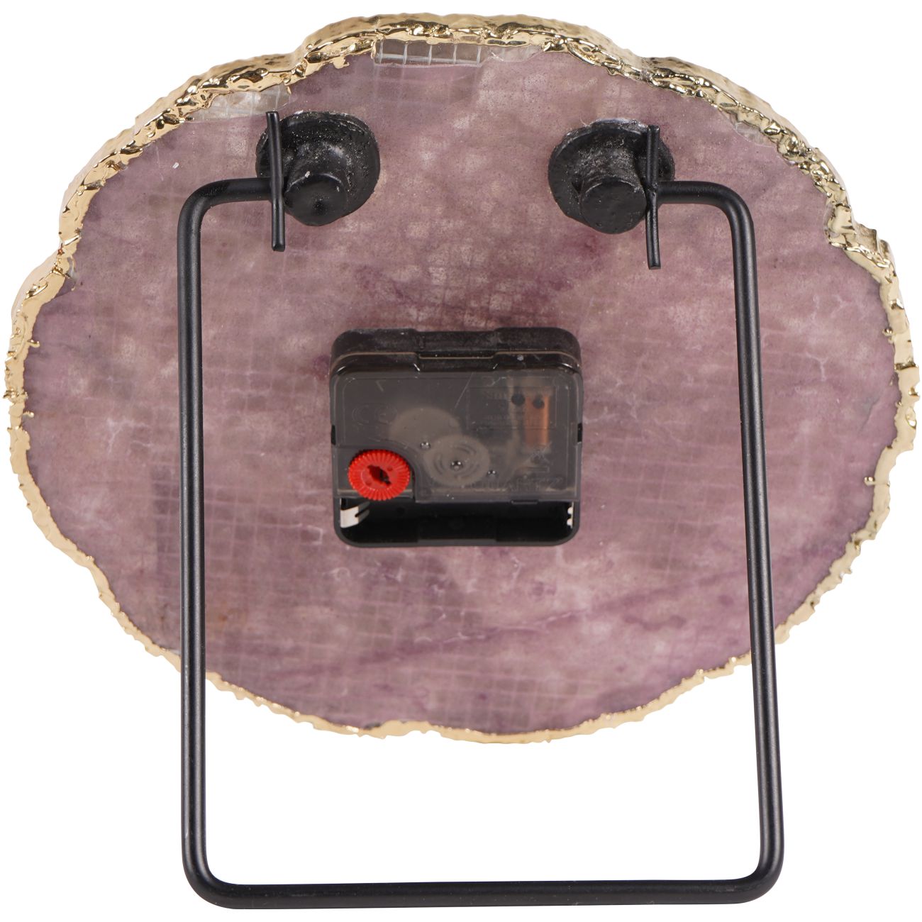 Dusky Agate Mantel Clock 20cm