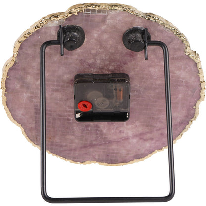 Dusky Agate Mantel Clock 20cm