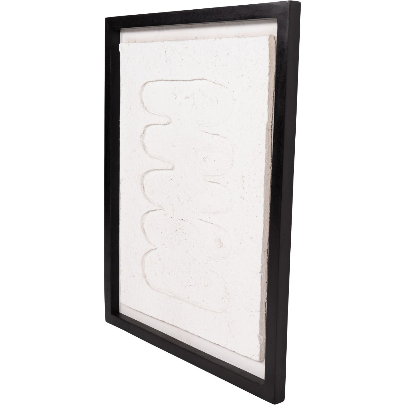 Abstract Papier Mache Framed Wall Art 3 55x70cm