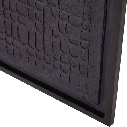 Trenton Large Black Framed Wall Art Papier Mache 2 100x130cm