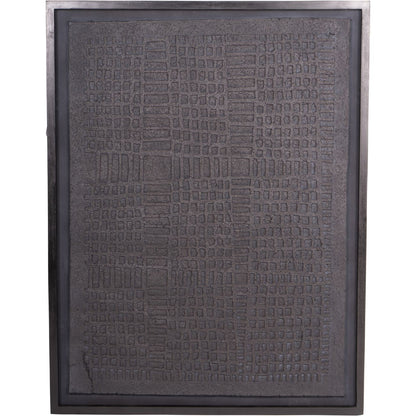 Trenton Large Black Framed Wall Art Papier Mache 2 100x130cm