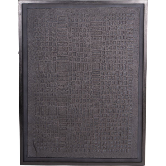 Trenton Large Black Framed Wall Art Papier Mache 2 100x130cm