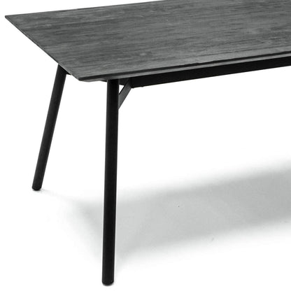 Bronks Black Acacia Dining Table - Pak Tao