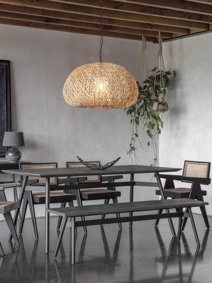Bronks Black Acacia Dining Table - Pak Tao