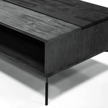 Bronks Black Acacia Coffee Table - Pak Tao