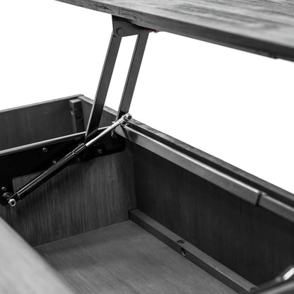 Bronks Black Acacia Coffee Table - Pak Tao