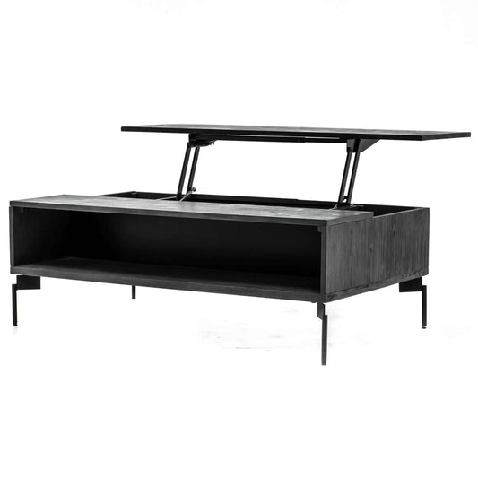 Bronks Black Acacia Coffee Table - Pak Tao