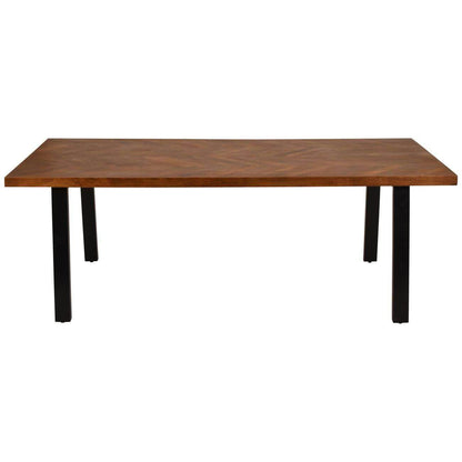 Burnham II Herringbone Dining Table - Pak Tao
