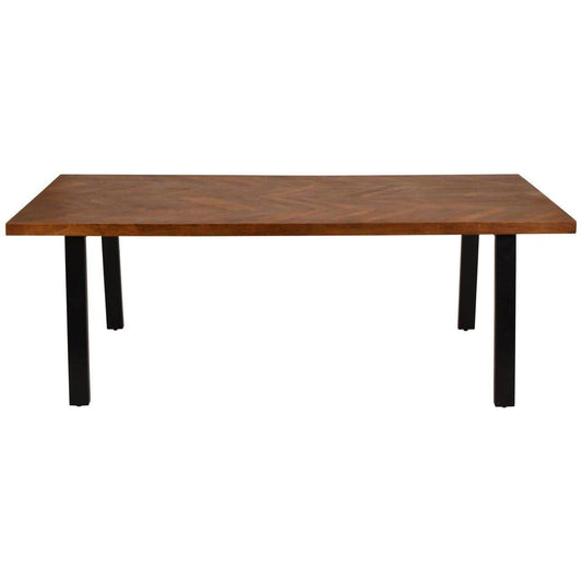 Burnham II Herringbone Dining Table - Pak Tao