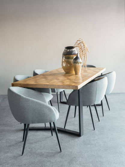 Marston II Geometric 220cm Dining Table - Pak Tao