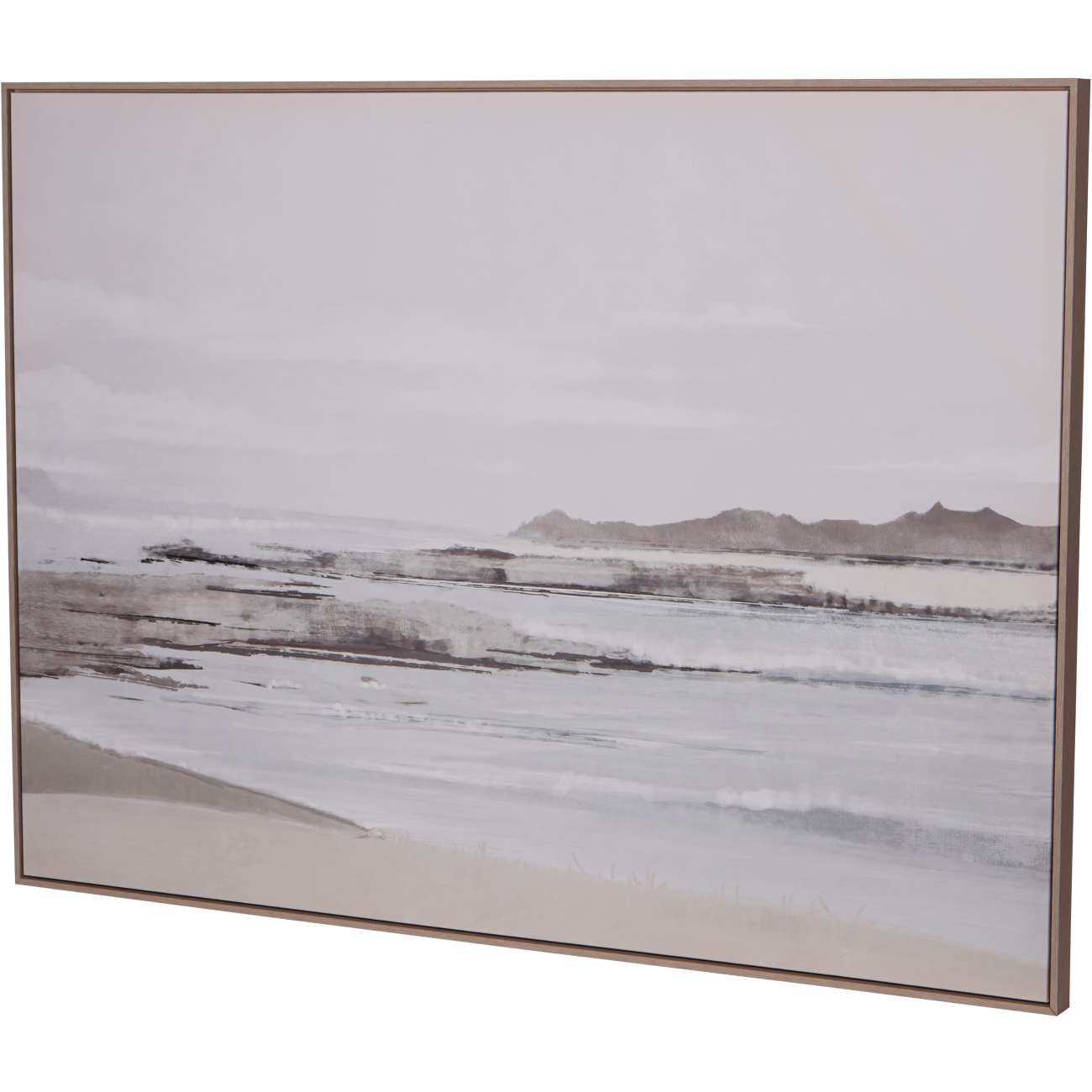 Blurred Seascape Framed Canvas Wall Art 140x100cm