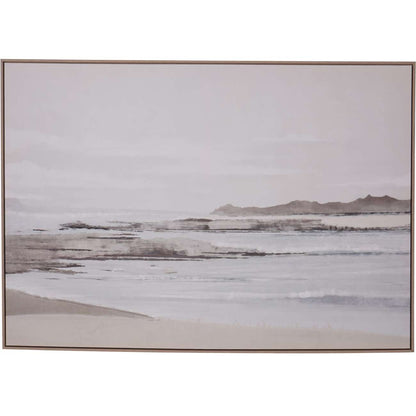 Blurred Seascape Framed Canvas Wall Art 140x100cm