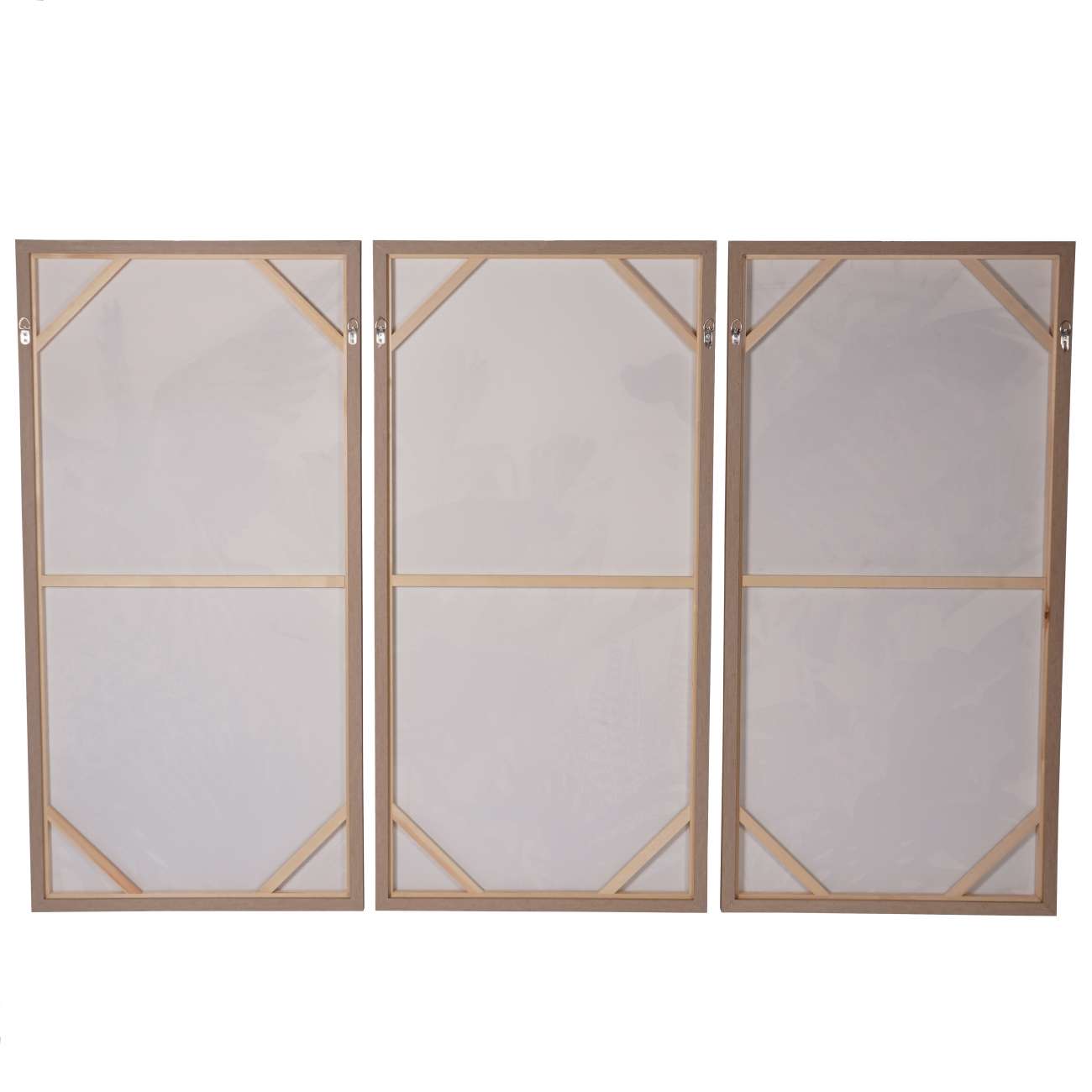 Tropical Birds Set of 3 Framed Canvas Wall Art 210x140cm