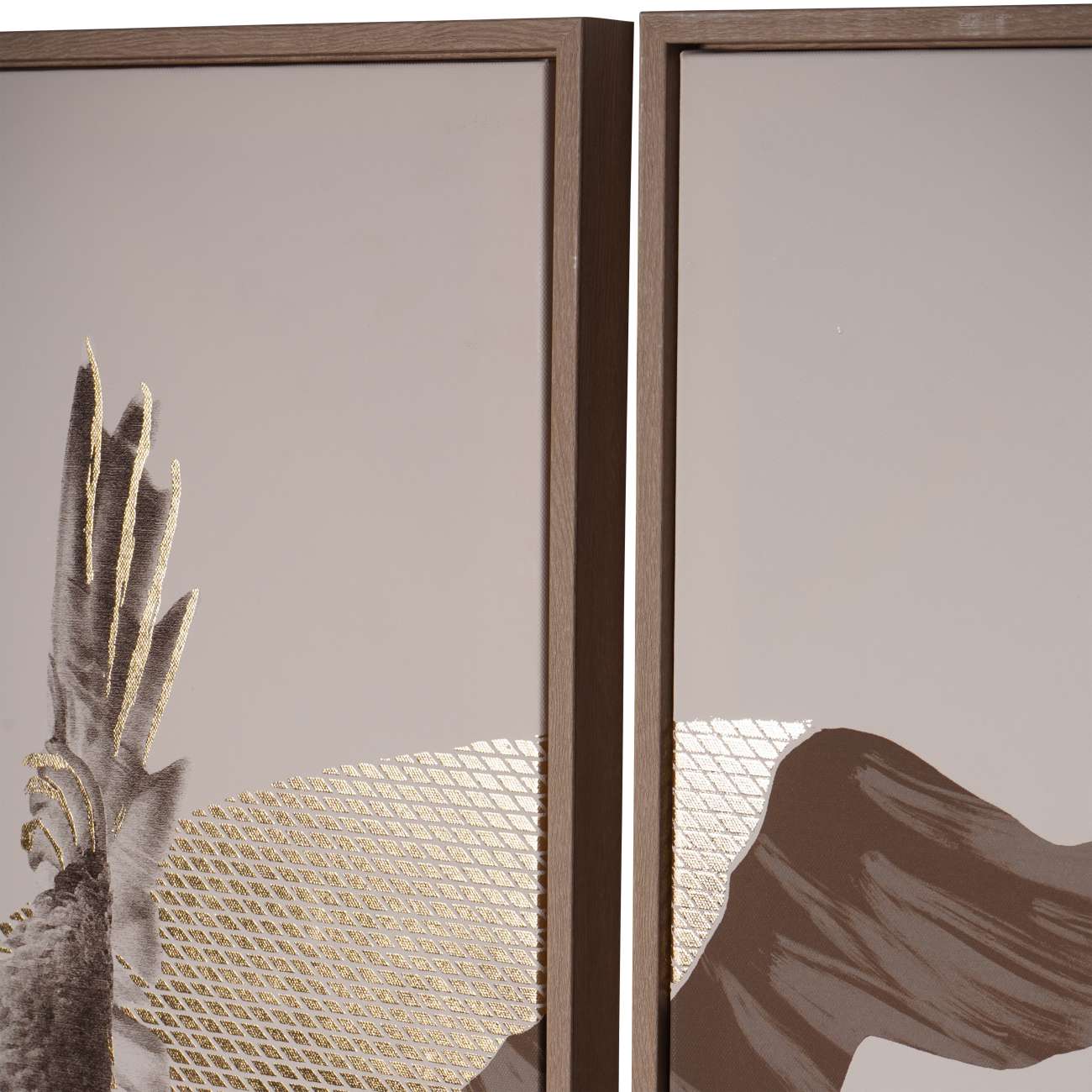 Tropical Birds Set of 3 Framed Canvas Wall Art 210x140cm