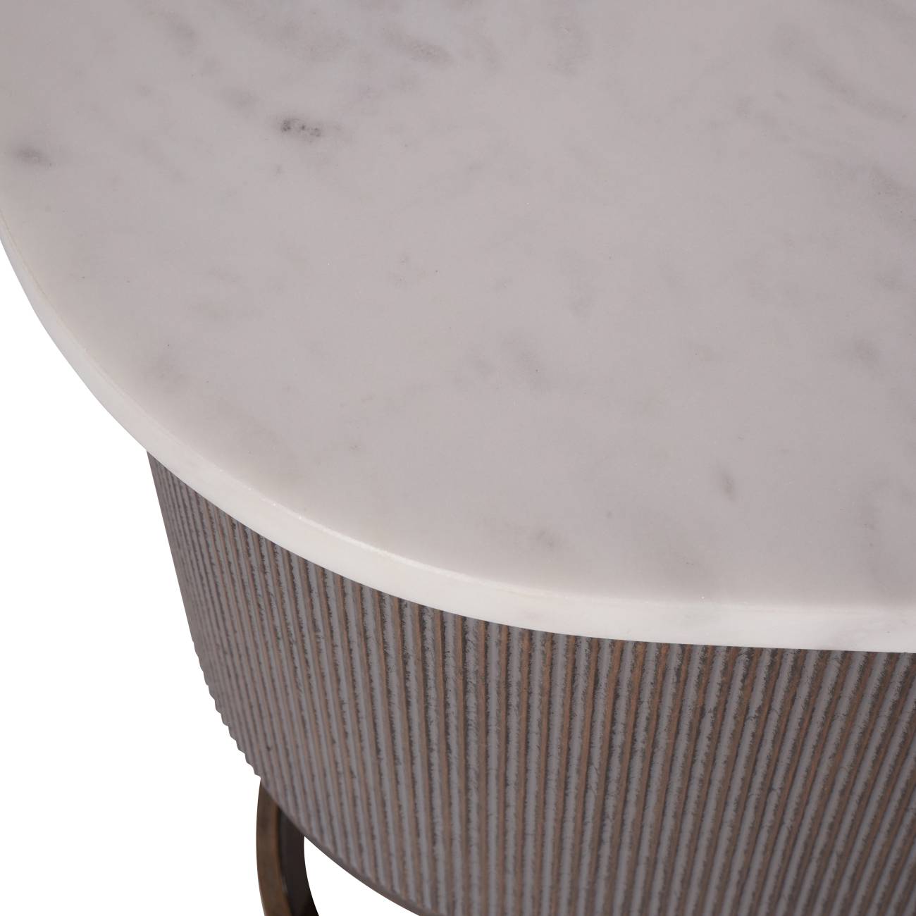 Belvedere Aged Gold Console with Shelf 140X35X80