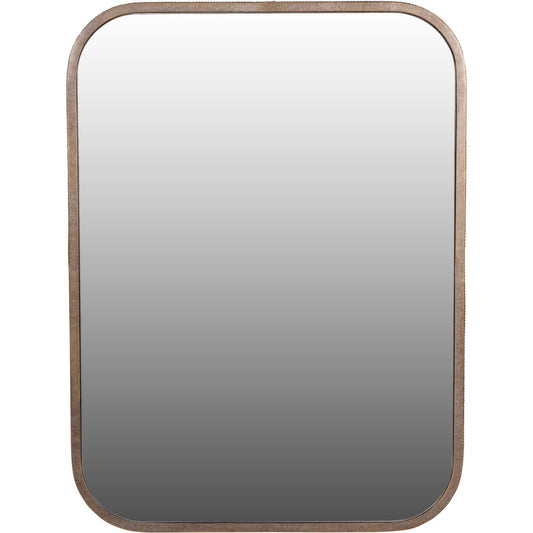 Belvedere Aged Gold Rectangular Mirror 102x75.5cm