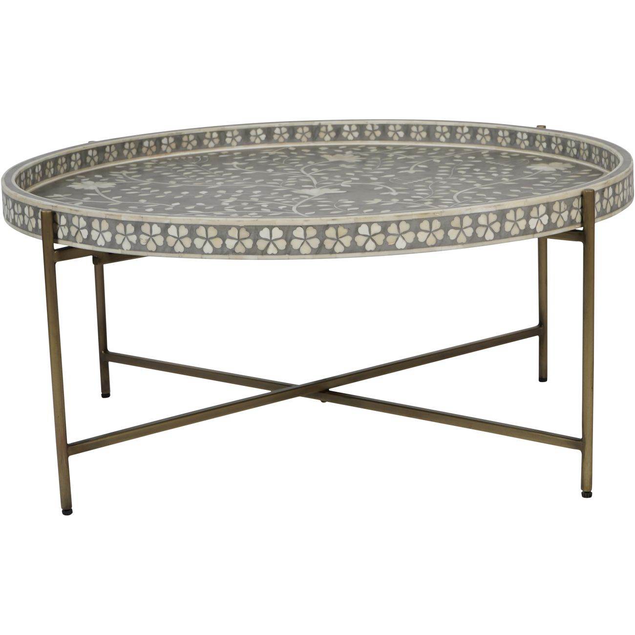 Laura Ashley Epsley Grey Coffee Table - Pak Tao