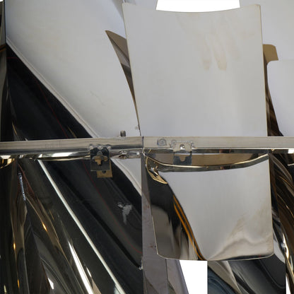 Stainless Steel Abstract Slice Wall Art