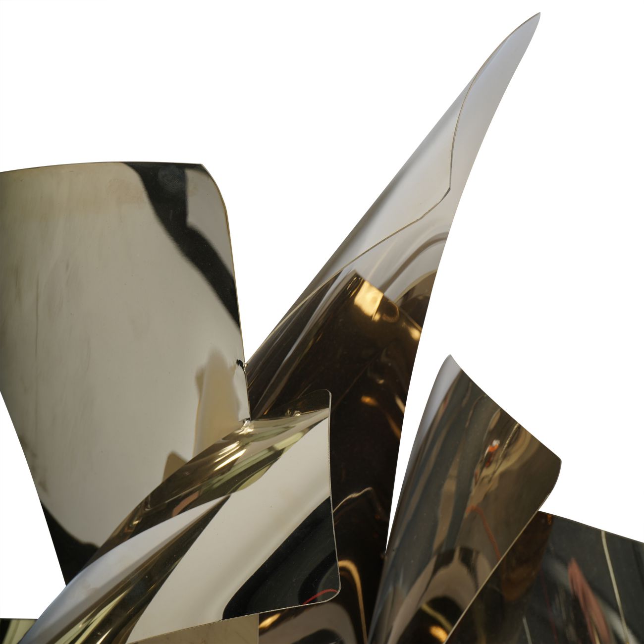 Stainless Steel Abstract Slice Wall Art