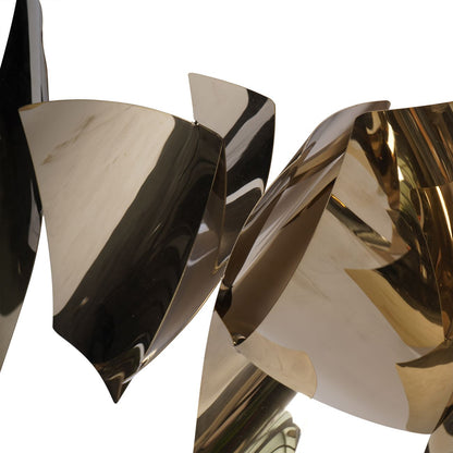 Stainless Steel Abstract Slice Wall Art