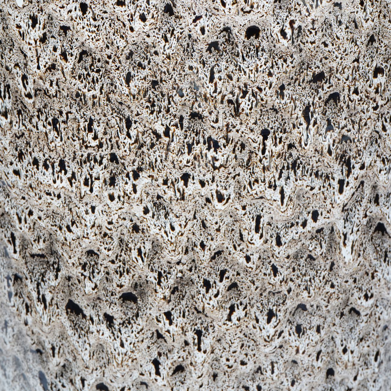 Mederno Reactive Glaze Ceramic Tall Planter Taupe