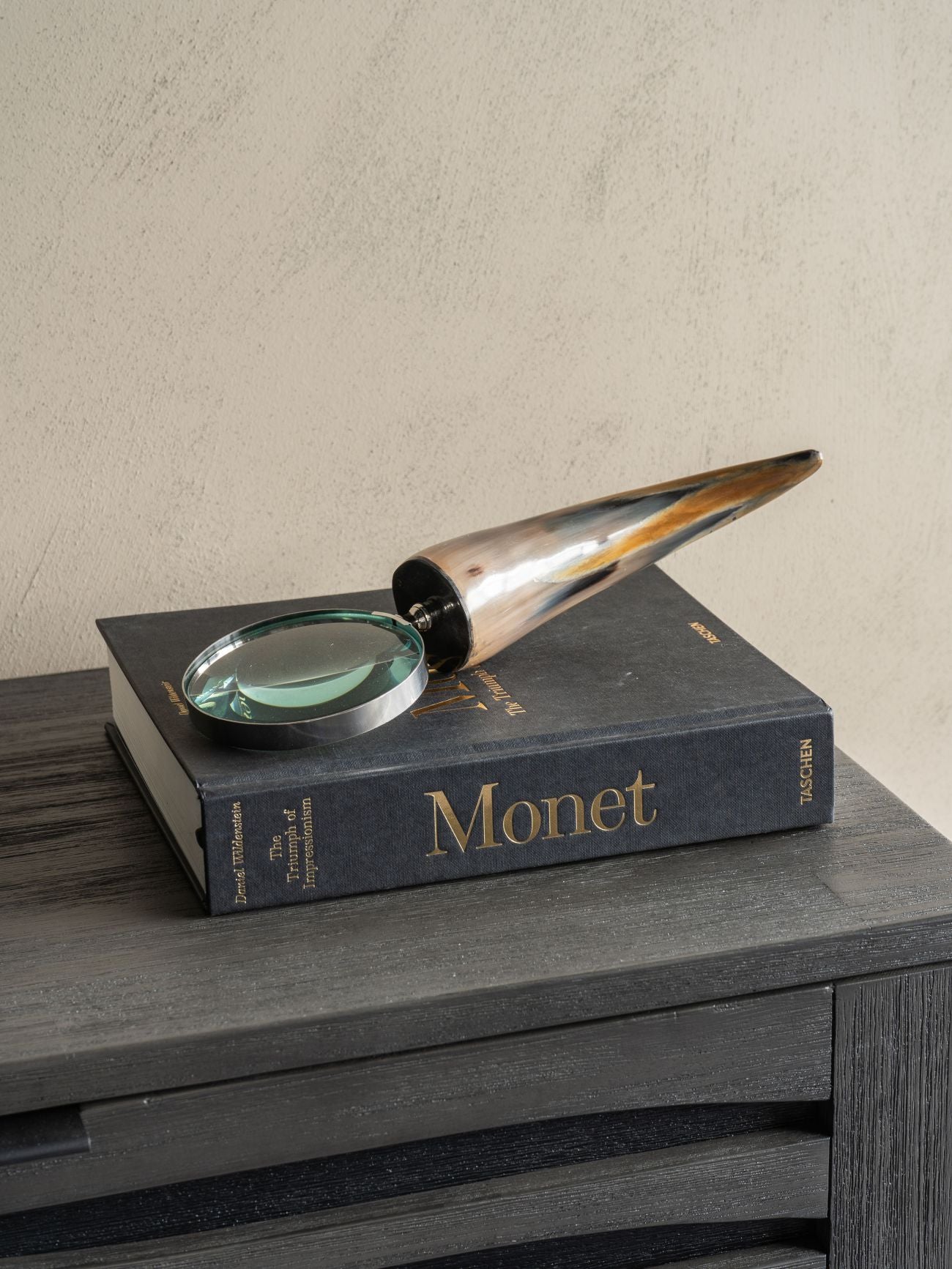 Hanson Horn Inlay Magnifying Glass