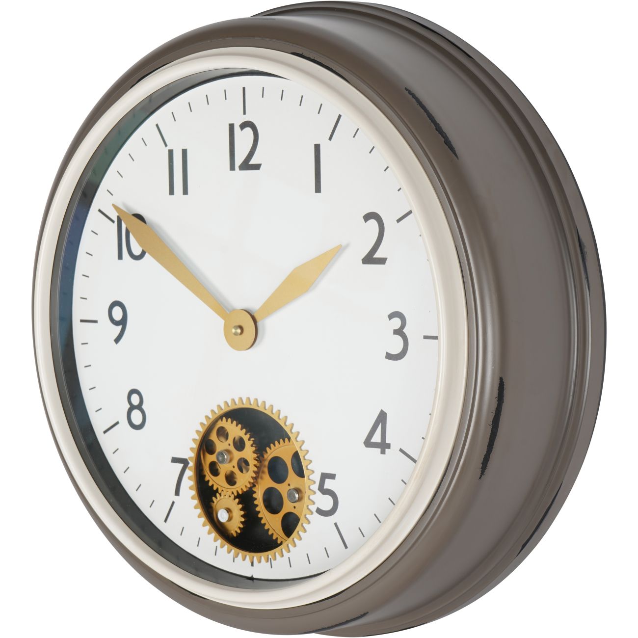 Flow Dial Grey Wall Clock 45cm